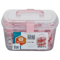 [0011094] گیره لباس 20 عددی هومکت الوان کد 430800461 هوم کت  